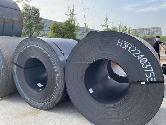 Chapa de aço carbono laminada a quente Q235 de 10 mm de espessura ST-37 S235jr S355jr bobina de construção de barcos Chapa de aço com processamento de soldagem