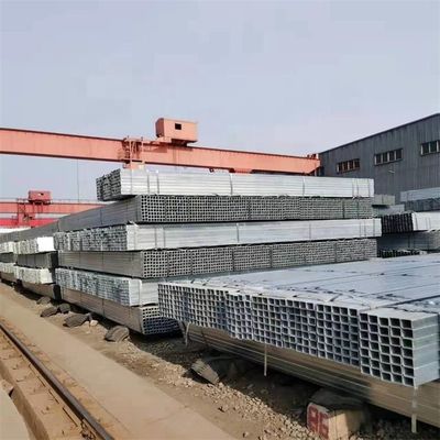 Tubo de aço galvanizado quadrado e retangular para estruturas de construção com tolerância ±1% certificado pela ISO