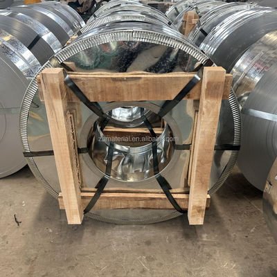 Folha de aço GI mergulhada a quente bobina de aço galvanizada com espelho regular e espessura de 0,3 2 mm