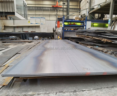 3 mm ASTM Q195 Q235S355 ST52 Chapa de aço de alto carbono HRC aço laminado a quente 1250 mm Tolerância de chapa de aço de carbono ± 1% Chapa de aço