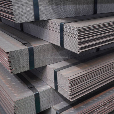 Chapa de aço de 4 mm, 6 mm e 8 mm de aço carbono HRC laminada a quente, chapa de aço carbono preto