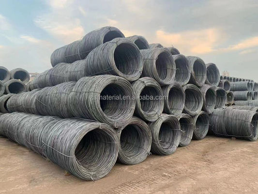 ASTM Standard Q195 MS barril de fio de aço a baixo carbono para fabricação de unhas 5.5mm 6.5mm 8mm fio Q195/Q235/SAE1006-1008 MS personalizado