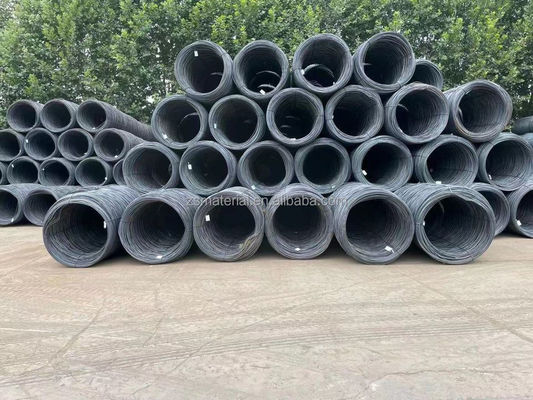 ASTM Standard Q195 MS barril de fio de aço a baixo carbono para fabricação de unhas 5.5mm 6.5mm 8mm fio Q195/Q235/SAE1006-1008 MS personalizado