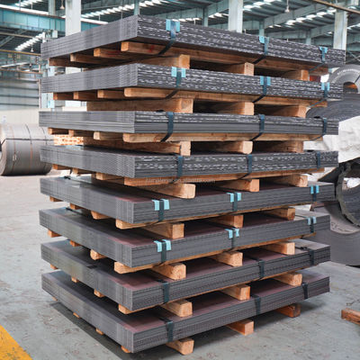 Certificado CE Q235/Q235B/Q345/Q345B/Q195/St37/St42/St37-2/St35.4/St52.4/St35 Chapa laminada a quente de aço carbono para construção