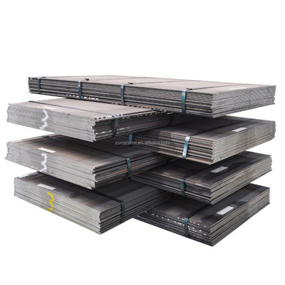 Certificado CE Q235/Q235B/Q345/Q345B/Q195/St37/St42/St37-2/St35.4/St52.4/St35 Chapa laminada a quente de aço carbono para construção