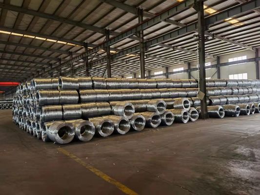 Fios de aço galvanizados Gi Fios de ligação Aço carbono 12 14 16 Tamanhos de gravata 20 Loop de construção 18 Gauge para projetos de construção