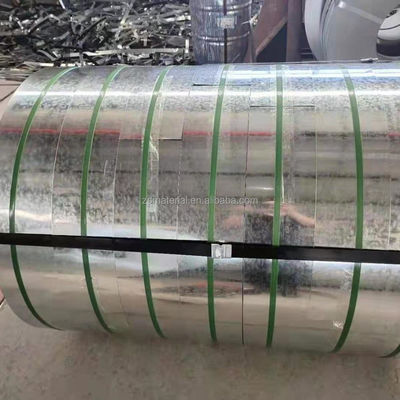 G90 DX51D bobina de aço galvanizado com passagem de pele e tolerância ± 1% espessura 0,125 mm-0,25 mm