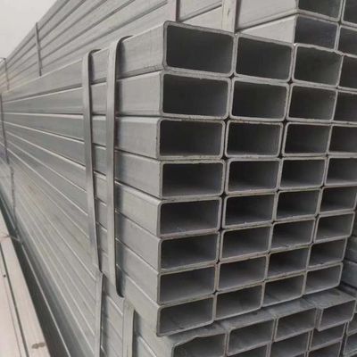 FOB CIF EXW CFR Termo 50x50 60X80mm Tubos e tubos retangulares galvanizados de secção quadrada