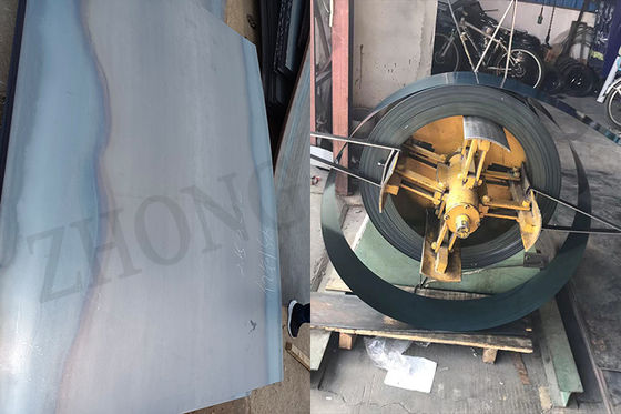 Rolante a quente de 6 mm de largura 2000 mm S235JR bobina de aço carbono com superfície revestida galvanizada e padrão AISI