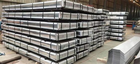 Z121-Z180 Prime de revestimento DC01 DC02 laminado a frio 0,3 mm Placa de aço galvanizado revestida de cor simples com superfície ligeiramente oleada