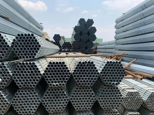 1/2 3/4 1&quot;2&quot;1.5&quot; 2,5 polegadas 6 metros tubos de aço galvanizado soldado Tolerância ± 1% Certificado SNI para encanamento e industrial