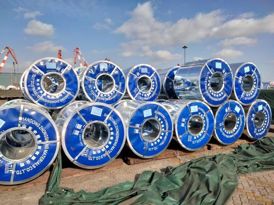 ASTM padrão DX51D Z120 3-5tons por bobina 0,45 * 1220mm Tamanho Big Spangle Hot Dip Gi bobina de aço galvanizado