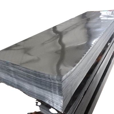 Folha de aço galvanizado ligeiramente oleado 0,12-5,0 mm em quente mergulhada em zinco revestido Plain Flat Finish Folha GI para certificação SNI