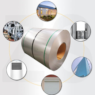Galvalume revestido 26 Gauge Z150 AZ 100 0,40x12 55% Galvalume Steel AZ120 GL bobina secundária para embalagem e superfície digna do mar