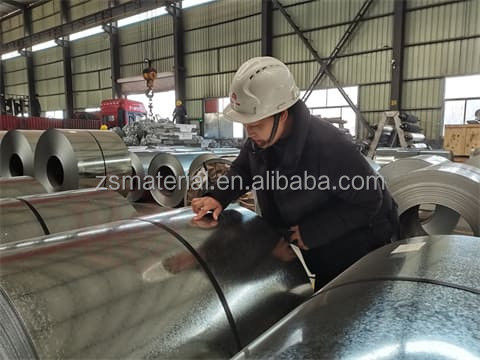 Galvanizado zinco revestido bobinas de aço baixo carbono Z10-Z29 superfície galvanizado 60g 100g 150g 200g