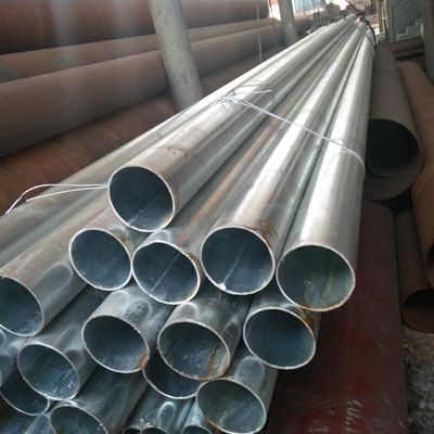 Forma de secção redonda ASTM A106 Sch 40 ERW GI Tubo de aço galvanizado com tolerância ± 1%