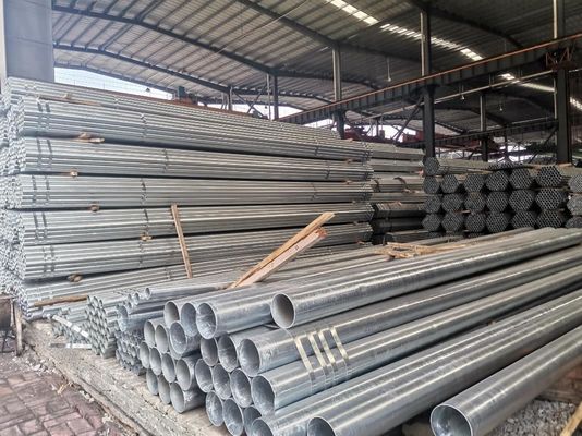 Forma de secção redonda ASTM A106 Sch 40 ERW GI Tubo de aço galvanizado com tolerância ± 1%