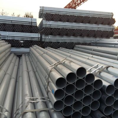 Forma de secção redonda ASTM A106 Sch 40 ERW GI Tubo de aço galvanizado com tolerância ± 1%