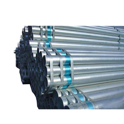 Tubo galvanizado a quente ASTM A120 Tubo de aço galvanizado Tubo de dutos galvanizados com comprimento de 6 m e forma de seção redonda