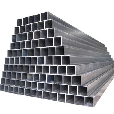 Tubos retangulares galvanizados de 2x2 polegadas certificados ISO, facturados por peso real para os requisitos do cliente