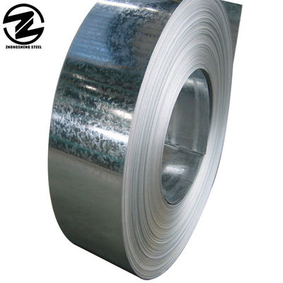 Grau estrutural Q235B Z120g Chapa de aço galvanizado GI bobinas de rolos metálicos tira de ferro para construção de edifícios