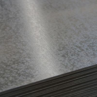 Serviço de processamento de dobra baseada em laminados a quente Placa de aço galvanizado DC02 0,12 mm Espessura 100x60x0,4 mm Placa DX54D