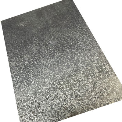 Serviço de processamento de dobra baseada em laminados a quente Placa de aço galvanizado DC02 0,12 mm Espessura 100x60x0,4 mm Placa DX54D