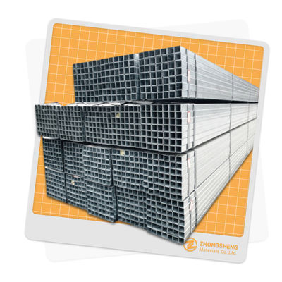 Tubo de aço galvanizado de alta resistência à tração para reboque em forma retangular de 40x60 e prazo CIF