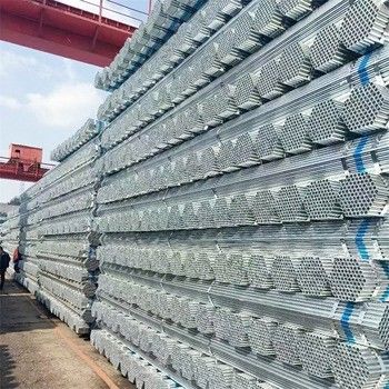 Tubo de ferro galvanizado a quente para moinho de arroz/alimentação animal Q195 Q235 Q345 DIN 100 Z181 Z275 26,9 310 mm Diâmetro externo Tubo galvanizado