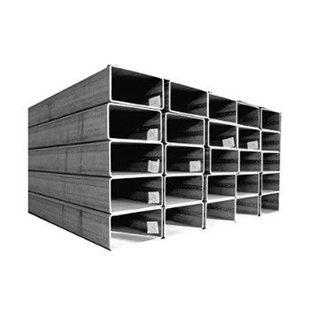 Tubo de aço galvanizado RHS de 6 polegadas para cerca 80A 43 mm 10 pés oleado ou não oleado ligeiramente oleado
