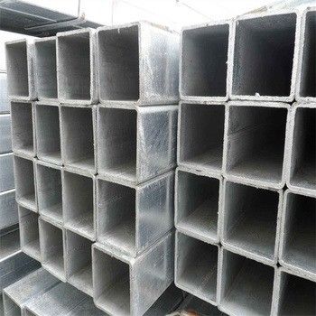 Tubos de aço galvanizados retangulares de 20x40 Tubos de aço galvanizados quadrados 85*85mm 14 Gauge 50 x 50 Tubos de aço galvanizados quadrados
