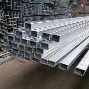 Tubos de aço galvanizados retangulares de 20x40 Tubos de aço galvanizados quadrados 85*85mm 14 Gauge 50 x 50 Tubos de aço galvanizados quadrados