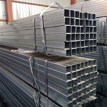 Tubos de aço galvanizados retangulares de 20x40 Tubos de aço galvanizados quadrados 85*85mm 14 Gauge 50 x 50 Tubos de aço galvanizados quadrados