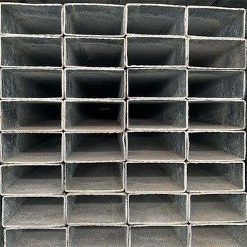 Tubos de aço galvanizados retangulares de 20x40 Tubos de aço galvanizados quadrados 85*85mm 14 Gauge 50 x 50 Tubos de aço galvanizados quadrados