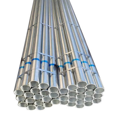 32 mm 6m Tubos ocos pré-galvanizados Galvanizados Tubo de aço GI Galvanizado Tubo de 60 mm Galvanizado com Tolerância ± 1% e comprimento 1-12m