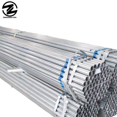 32 mm 6m Tubos ocos pré-galvanizados Galvanizados Tubo de aço GI Galvanizado Tubo de 60 mm Galvanizado com Tolerância ± 1% e comprimento 1-12m
