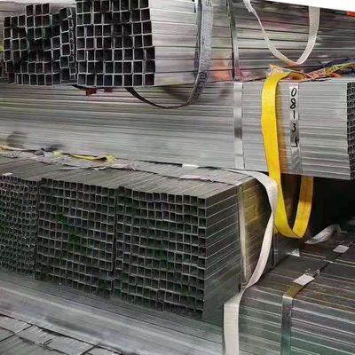 Tubos quadrados galvanizados ligeiramente oleados de 14 mm de diâmetro, com certificado JIS, oleados ou não