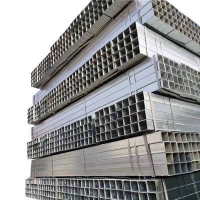 Tubos quadrados galvanizados ligeiramente oleados de 14 mm de diâmetro, com certificado JIS, oleados ou não