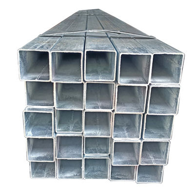 Serviço de processamento por perfuração de tubos de aço galvanizados quadrados 2,5x2,5 com opção de óleo