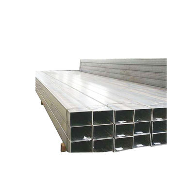 50 x 50 tubos de aço galvanizados quadrados 100 x 100 x 4 mm ASTM BS GI Faturamento por peso real