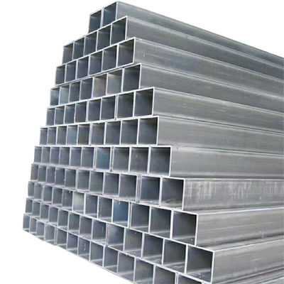 Serviço de processamento por perfuração de tubos de aço galvanizados quadrados 2,5x2,5 com opção de óleo