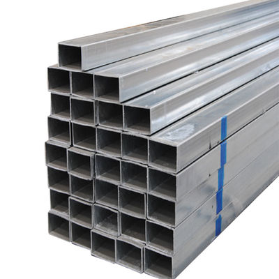 Serviço de processamento por perfuração de tubos de aço galvanizados quadrados 2,5x2,5 com opção de óleo