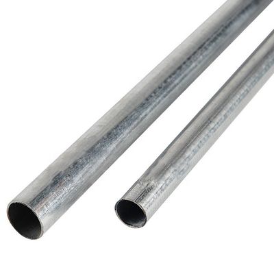 Tubo de aço galvanizado de 0,6-10 mm certificado PVOC para andaimes e estufas 114 mm Diâmetro 16 gauge 32 mm Espessura