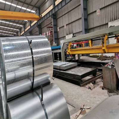 Certificado KS ligeiramente oleado bobinas de aço galvanizadas revestidas de zinco para moldura de aço de calibre leve excelente folha alta resistência