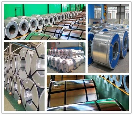 Peso da bobina 3-8 toneladas Dureza média dura 22 gauge grande flor CGCC bobina de aço galvanizado a quente