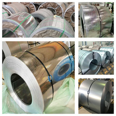 Peso da bobina 3-8 toneladas Dureza média dura 22 gauge grande flor CGCC bobina de aço galvanizado a quente