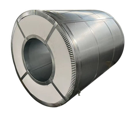 Folha de aço revestida galvanizada rolos de bobina por libra Z40g Z200 Sq Spangle PVF2 P550 Z275 com espessura 0,12-4mm