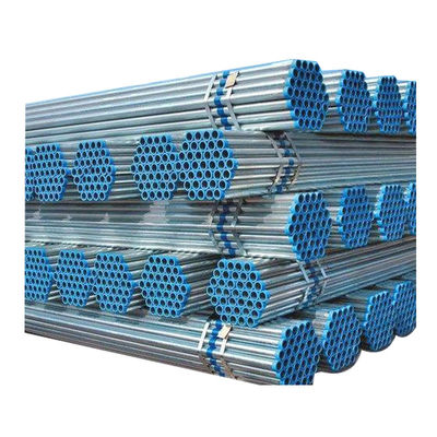 2 polegadas GI tubos de encaixe para estufas Hot Dip ASTM/GB/BS/JIS/EN padrão 20 Ft ferro galvanizado tubo de aço de ferro redondo