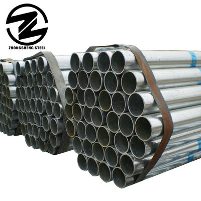 2 polegadas GI tubos de encaixe para estufas Hot Dip ASTM/GB/BS/JIS/EN padrão 20 Ft ferro galvanizado tubo de aço de ferro redondo