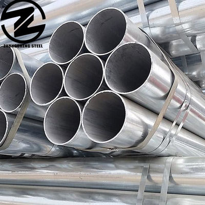 2 polegadas GI tubos de encaixe para estufas Hot Dip ASTM/GB/BS/JIS/EN padrão 20 Ft ferro galvanizado tubo de aço de ferro redondo